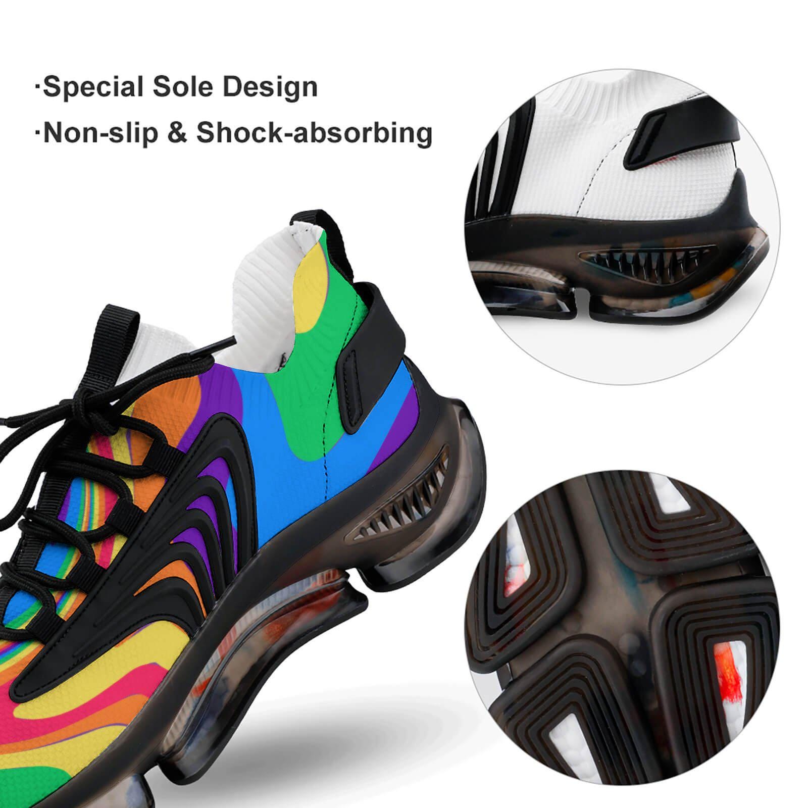 Dynamic Black and Multicolor Men\'s Athletic Shoes s-l1200.jpg main image 3