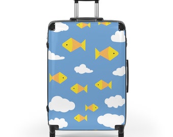 Fish Upon the Sky Suitcases