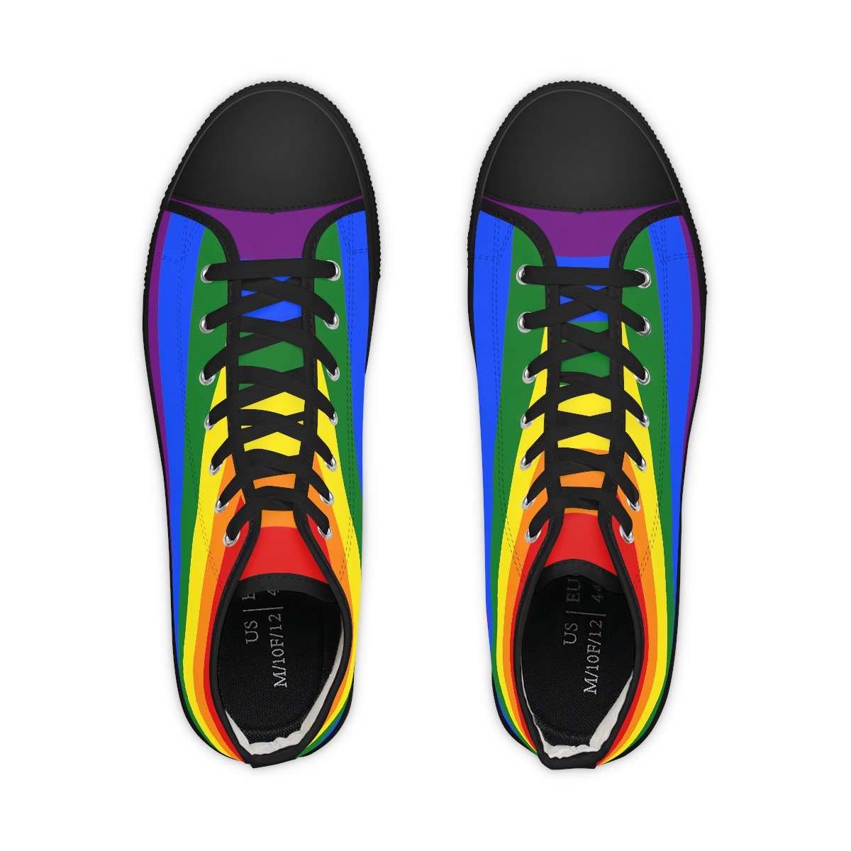 LGBTQ Pride / Men's High Top Sneakers - Etsy