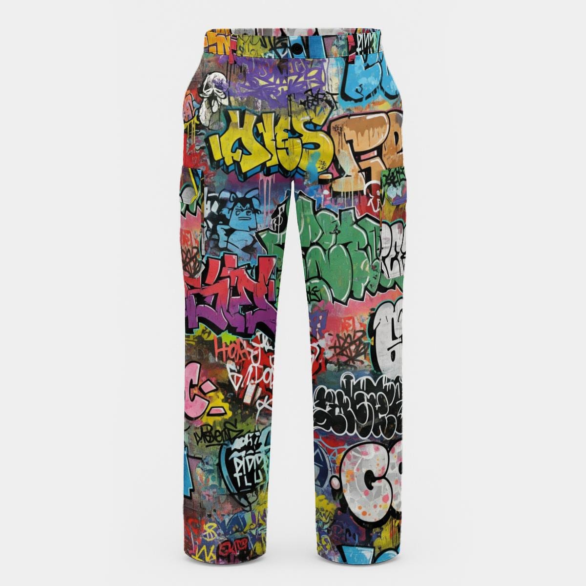 Graffiti Street Art Cargo Pants | Urban Streetwear Trousers