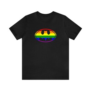 Rainbow Bat / Unisex Jersey Short Sleeve Pride Tee