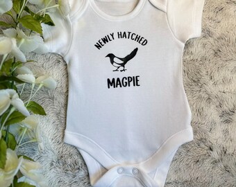 Newcastle Magpie Baby Bodysuit & Bib Gift Set with FREE Delivery