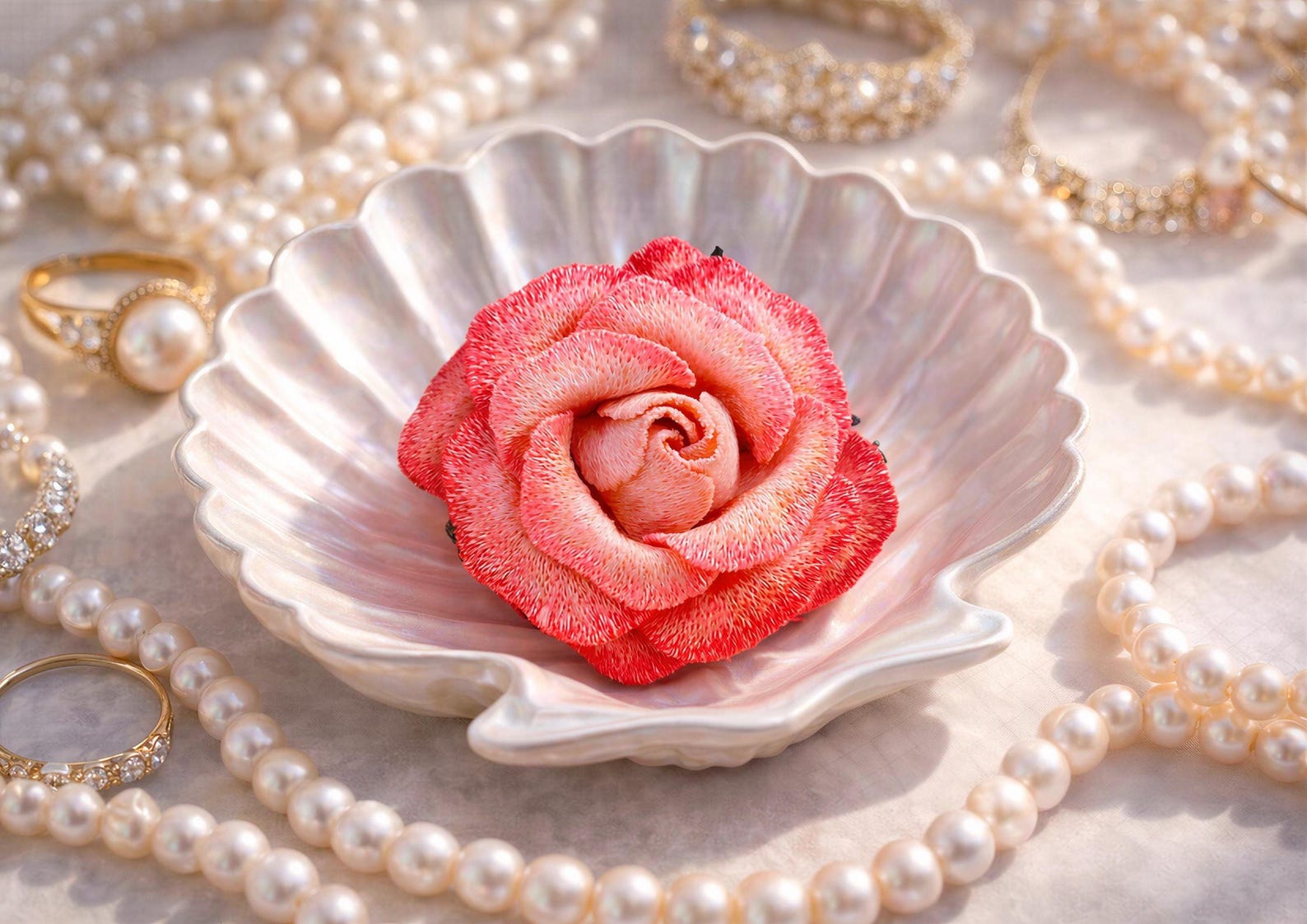 FSL Rose Machine Embroidery Design 3D Rose ITH Machine Embroidery ...