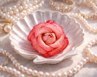 FSL Rose Machine Embroidery design 3D Rose ITH Machine Embroidery Design - Free Standing Lace Flowers