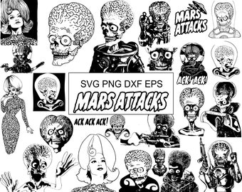 Buy We Are Your Friends mars Attacks Tattoo Art Print Online in India  Etsy