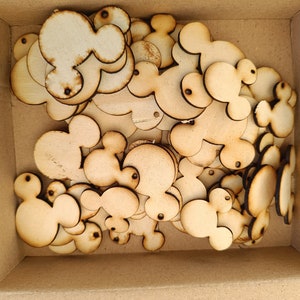 Lasergesneden oorbellen 10 stuks