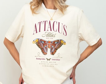 Atlas Moth Shirt Insect Shirt Moth Tees Cottagecore Shirt Moth Tshirt Bug Shirt Cottage Core Shirt Goblincore Clothing Dark Academia Shirt