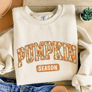 Pumpkin Season Sweatshirt, Pumpkin Sweater, Thanksgiving Shirt,Autumn Sweatshirt,Cute Fall Sweatshirt,Halloween Sweatshirt,Halloween Sweater