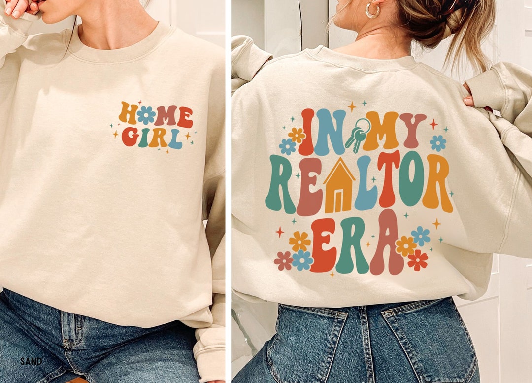 Real Estate Sweatshirt, in My Realtor Era Sweatshirt, Realtor Custom ...