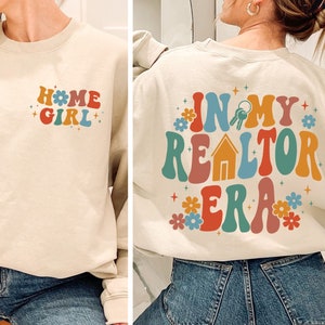 Real Estate Sweatshirt, In My Realtor Era Sweatshirt, Realtor Custom Gift, Realtor Shirt, Gift for Real Estate Agent, Closing Gift Sweater