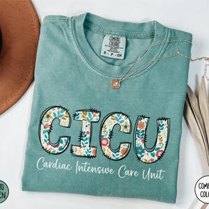 Cardiac ICU Nurse Shirt, CVICU Nurse Shirt, Cardiology Tshirt, Cardiology Student,Critical Care Nurse, Cardiac Rn Gifts,Cardiovascular Nurse