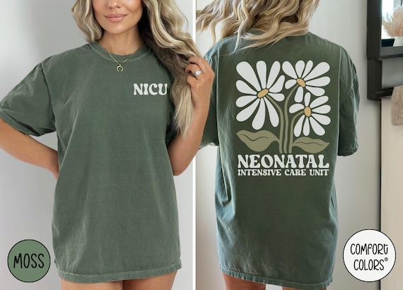 Boho Floral Nicu Shirt, Nicu Team Shirt, Nicu Nurse Gift, Nicu Crew Shirts, Nicu Tshirt, Neonatal Nurse Shirt, Neonatal Intensive Care Unit