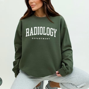 Radiology Department Sweatshirt, Radiology Sweater, Radiologic Technologist Crewneck, Rad Tech Sweatshirt, Rad Tech Gift for XRay Tech Gift
