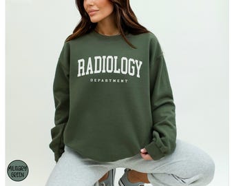 Radiology Department Sweatshirt, Radiology Sweater, Radiologic Technologist Crewneck, Rad Tech Sweatshirt, Rad Tech Gift for XRay Tech Gift
