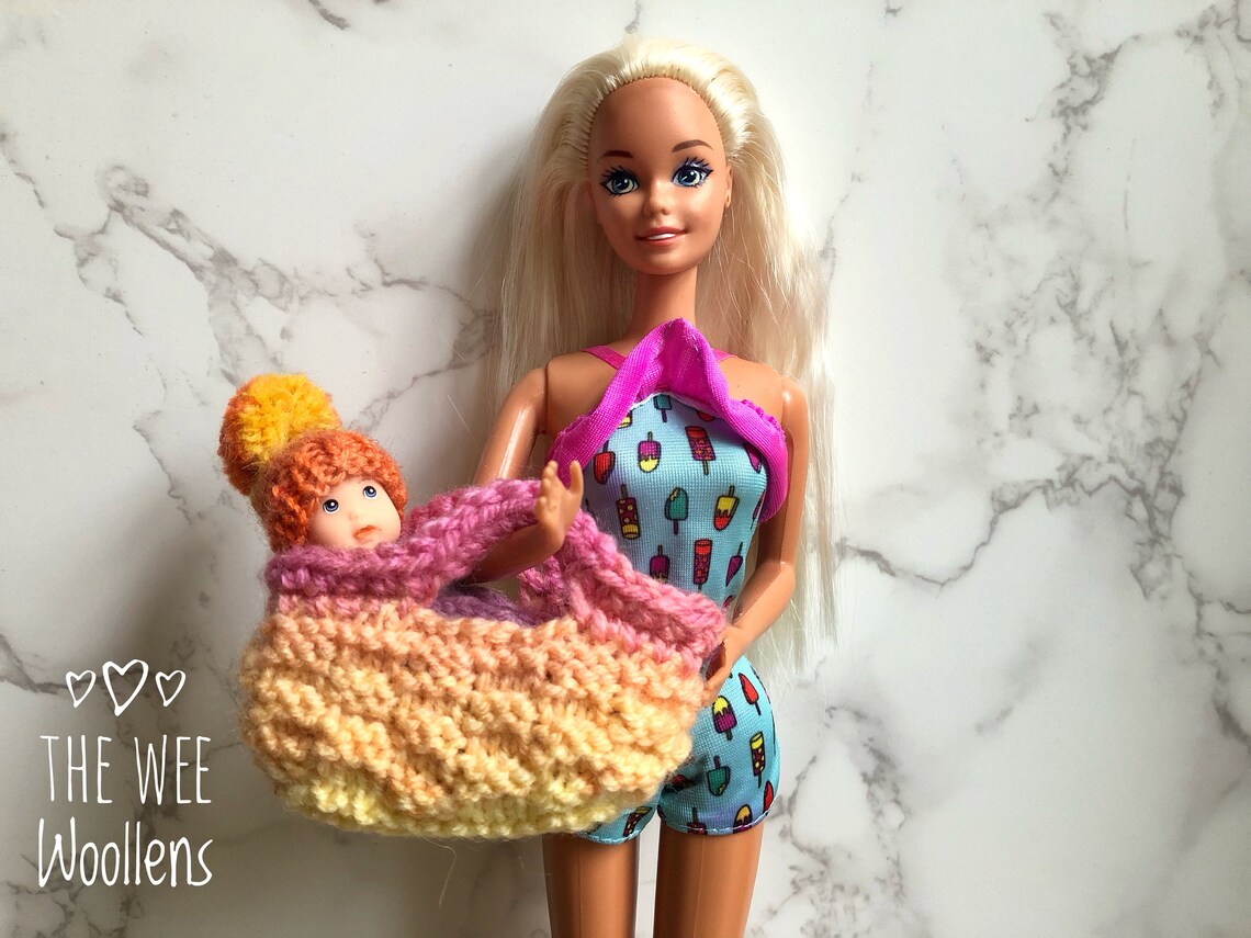 Barbie Baby Clothes and Items Hand Knitted Pants Hat Etsy UK