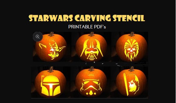 Starwars Pumpkin Stencil Bundle Digital Download Etsy starwars-pumpkin-stencil-bundle-digital-download-etsy