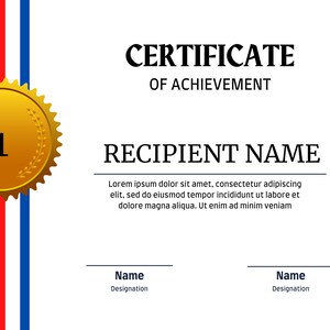Legal Certificate of Achievement Certificate Template - Etsy