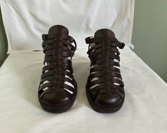 VTG MIA Leather Fishermen Sandals size 6.5