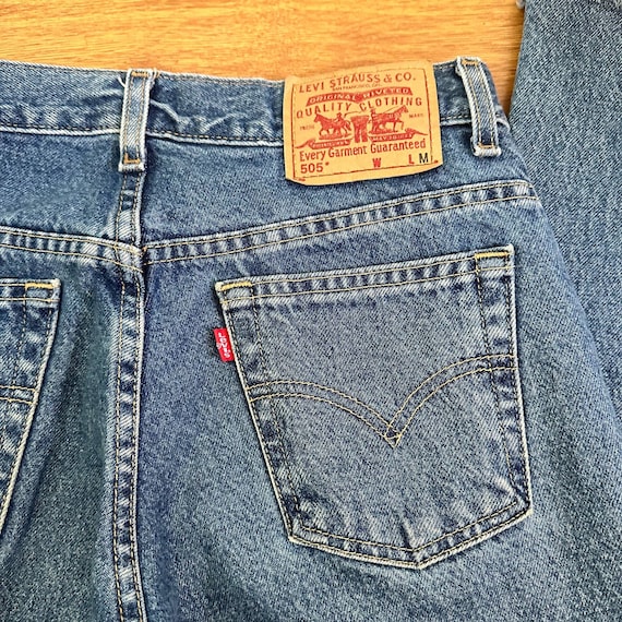 VTG Y2K Levi Strauss 505 Jeans size 5M - image 3