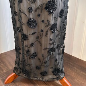 Vintage Adrianna Papell Silk Beaded Dress 4 image 6