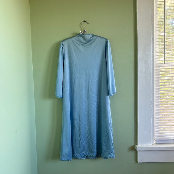 VTG Vanity Fair Blue Cover Up Robe Size XS - image 6