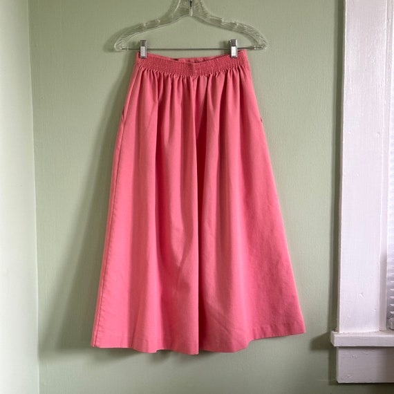 Vintage Pink A Line Skirt size small - image 4