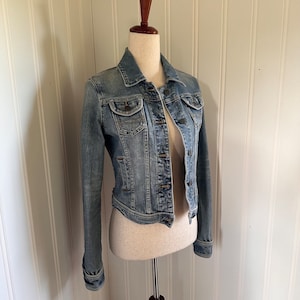 Y2K Abercrombie and Fitch Denim Jean Jacket size small