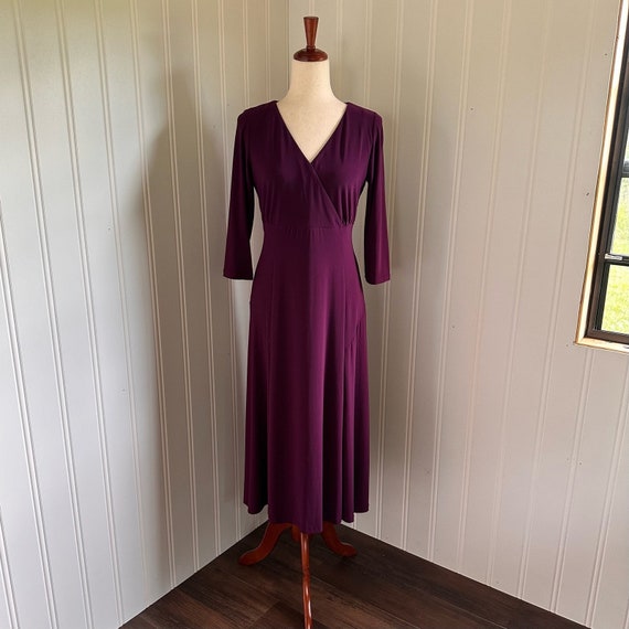Vintage 90s/y2k Kim Rogers Purple Dress size Small