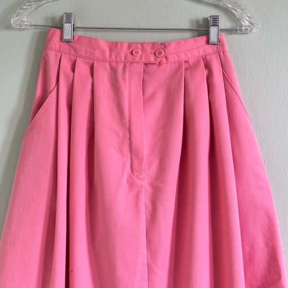 Vintage Pink A Line Skirt size small - image 2