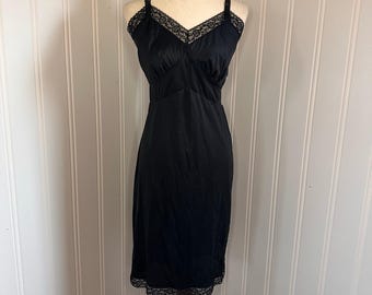 Vintage 80s Whimsigoth Slip Dress L
