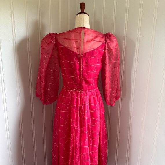 Vintage 80s/90s Diane Dickinson Coquetee Pink Max… - image 5