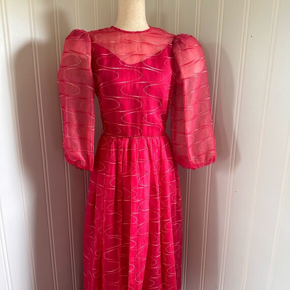 Vintage 80s/90s Diane Dickinson Coquetee Pink Max… - image 2