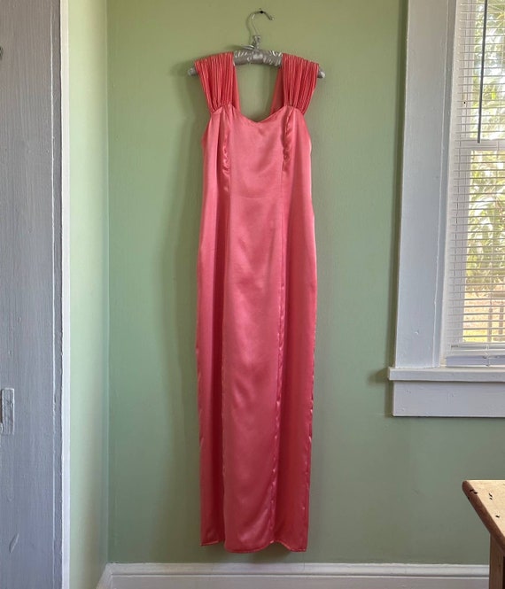 VTG 1960s Handmade Evening Gown Dress Size XS