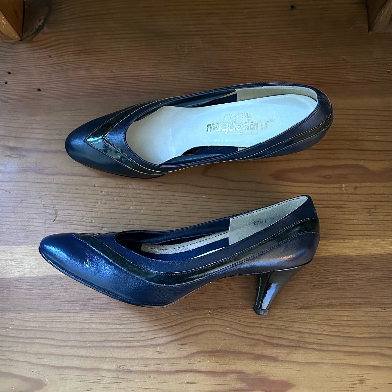90s Blue Pumps| Vintage Chic Women's Heels | Vintage Feminine Glamorous pumps