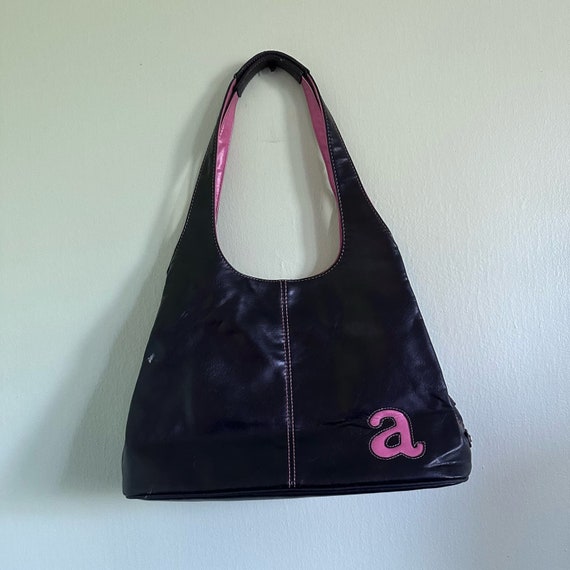 Vintage Y2K Black Pink Handbag Purse