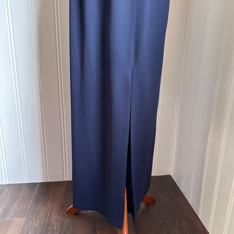 Vintage Adrianna Papell Blue Beaded Skirt Set 6 Bild 5