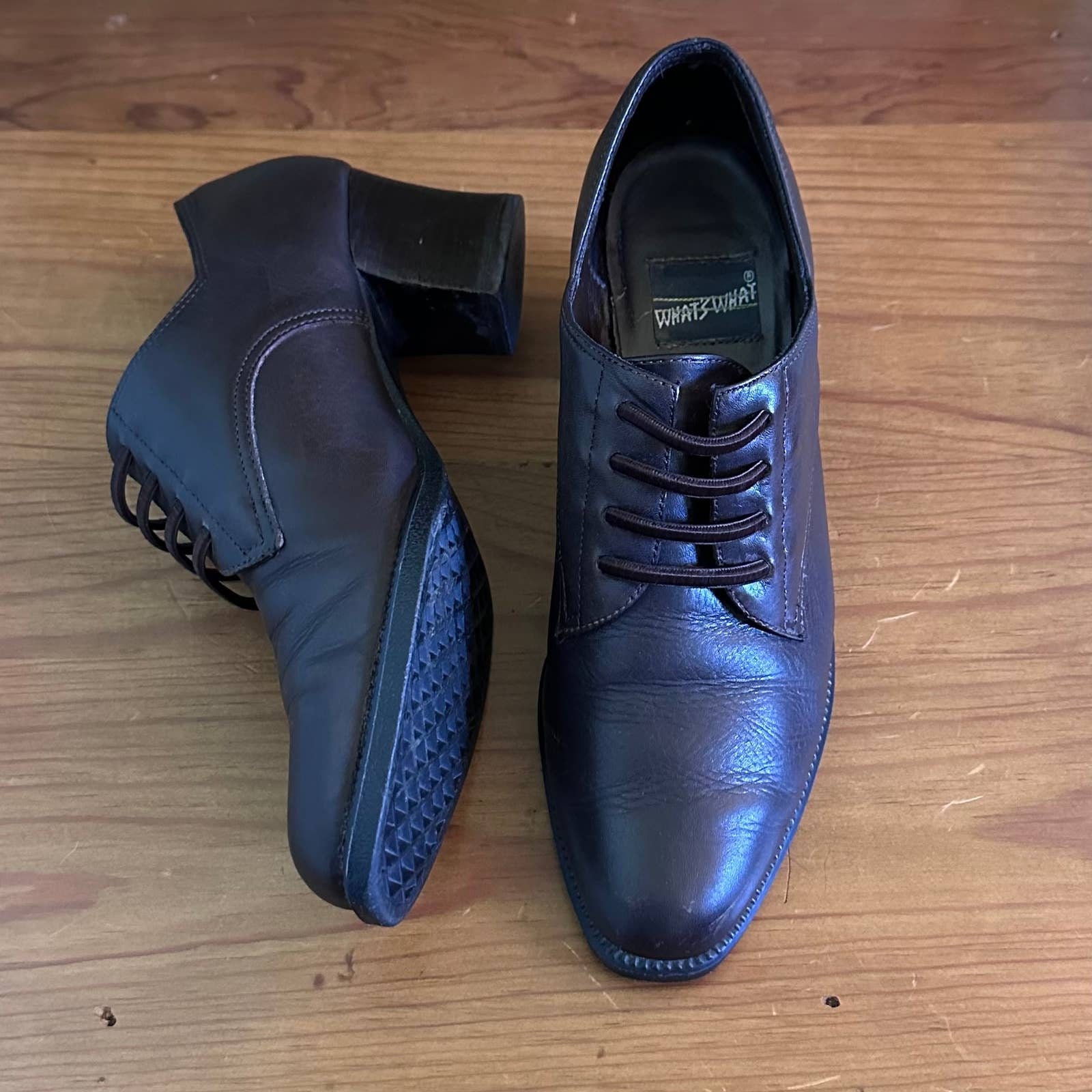 Womens black deals oxford heels