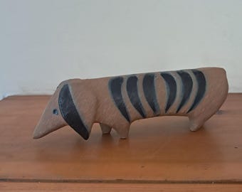 Vintage Glazed Ceramic Sculpture 