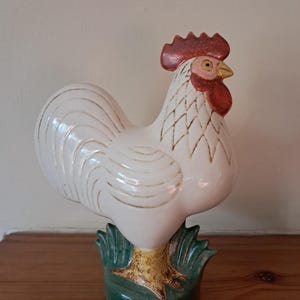 Lisa Larson Vintage Rooster, Gustavsberg, Signed, Original production, 1968