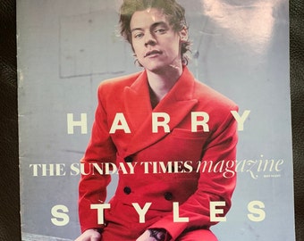 HARRY STYLES rare magazine - Interview with The Sunday Times UK Magazine 2017