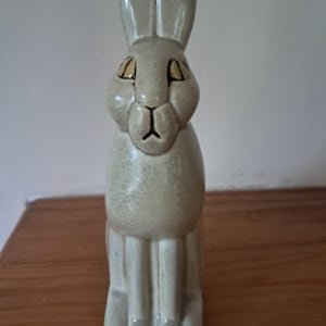 Lisa Larson Mountain Hare (Skansen-serie), vintage vroege productie (1976), 16,5 cm