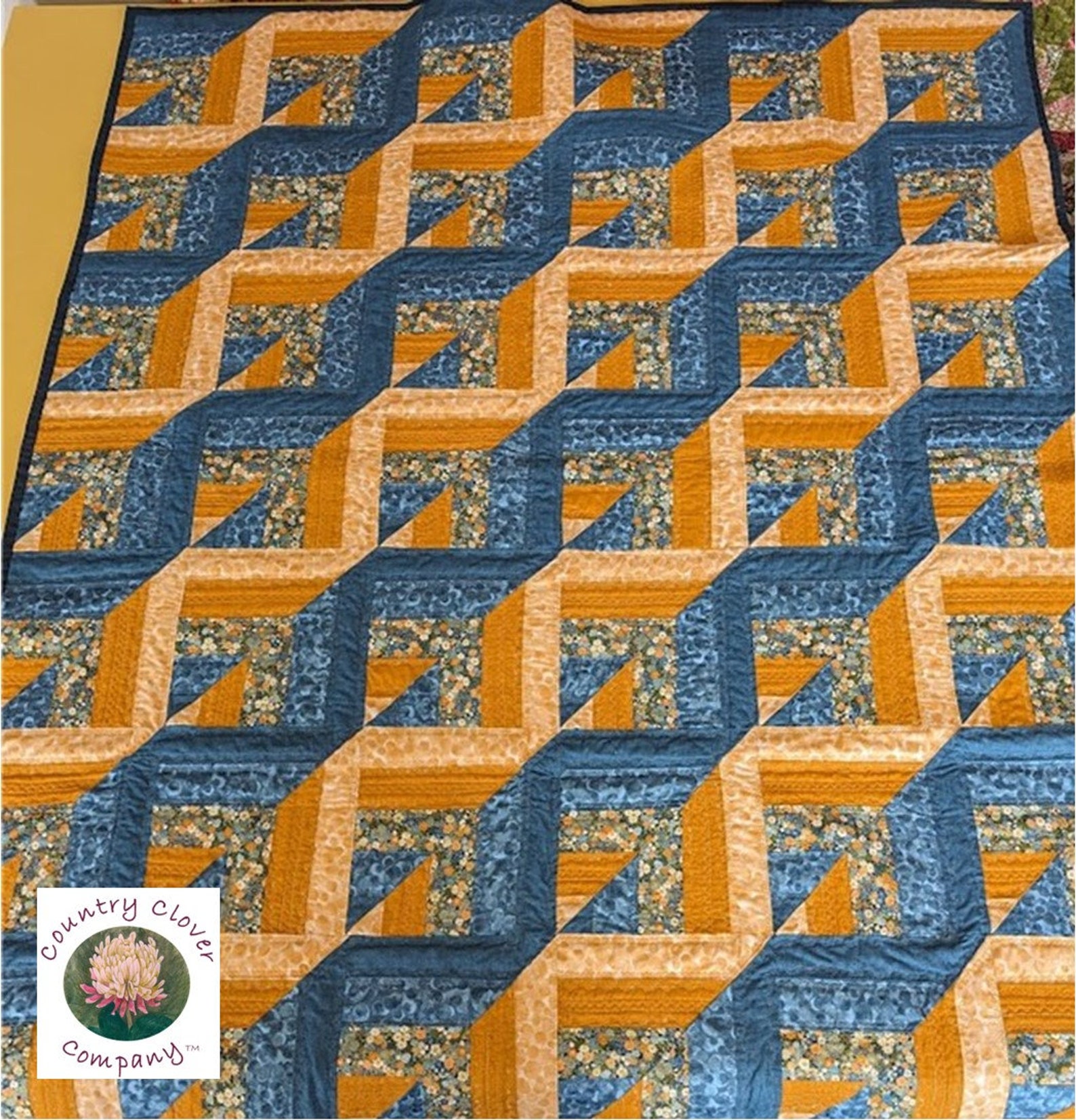 Twisted Ribbons Strip Quilt Pattern PDF - Etsy