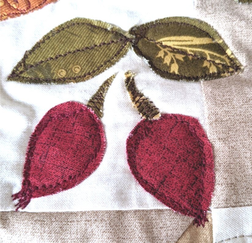 Autumn Leaves Quilted Table Runner Pattern PDF - Etsy