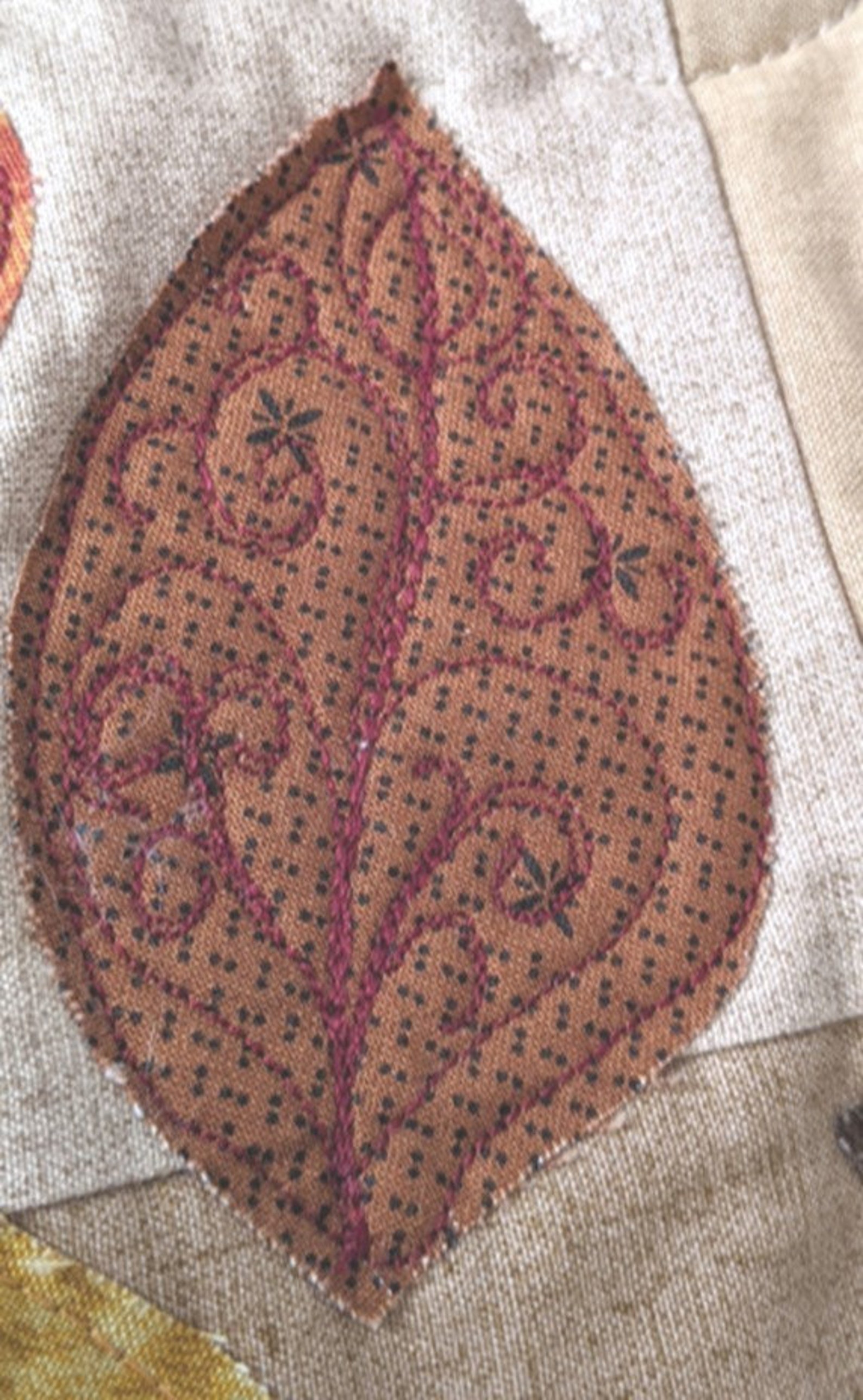 Autumn Leaves Quilted Table Runner Pattern PDF - Etsy