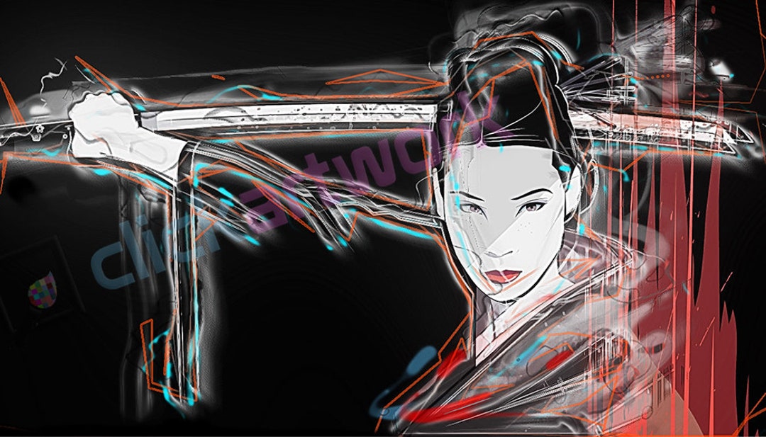 KILL BILL5。 a4水彩アート紙 il_1080xN.4390352269_pru9.jpg