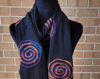 Elegant Handmade Merino Wool Shawl. Cozy, stylish and Versatile.