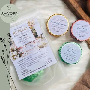 3 Retreat Shower Steamers, Aromatherapy Steamers, Wellness