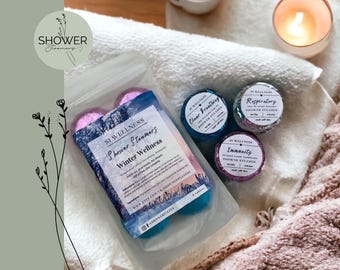 Vaporizadores de ducha con aromaterapia: Set de regalo para el bienestar invernal, aceites esenciales
