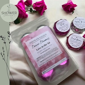 Love in the Air Shower Steamers, Strongly Scented, Lovely For Gift, Wellness, Aromatherapy