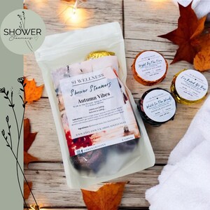 Autumn Vibes Shower Steamers, Strongly Scented, Lovely For Gift, Wellness, Aromatherapy